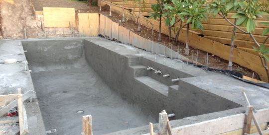 pool concreted